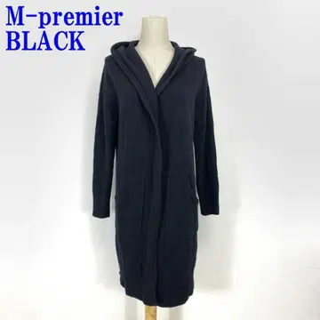 엠프리미어 블랙 가디건 울 캐시미어 블랙 36 C1467
