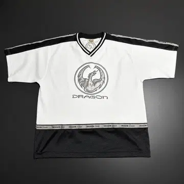 90s DRAGON 드래곤 반팔 게임 셔츠 빈티지