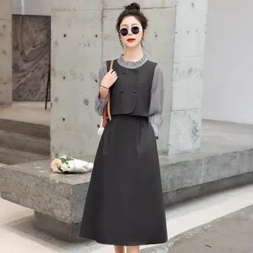 롱 원피스 M 사이즈 한국 깔끔한 스타일