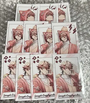 세라프 다즐 가든 파자마 파티 폴라로이드풍 카드 11장