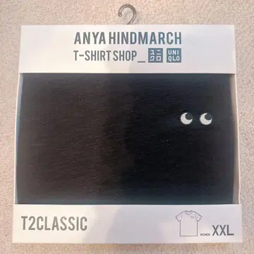 유니클로 안야 힌드마치 슬라브 T 2XL 블랙 검정