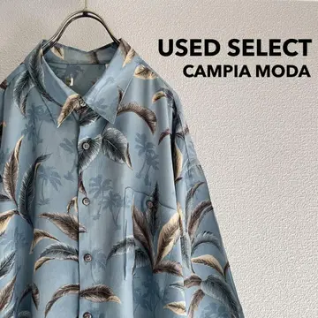 구제 의류 "CAMPIA MODA" 레이온 하와이안 셔츠