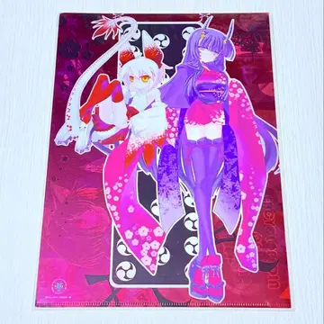 아이스토코 요괴 그림 두루마리 포테포테 백귀야행 클리어 파일 2장 세트