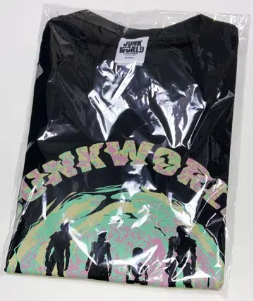 영화 JUNK WORLD 정크 월드 티셔츠 블랙 L 사이즈