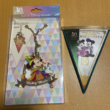 도쿄 디즈니랜드 40주년 가랜드 홀더 참 미라코스타