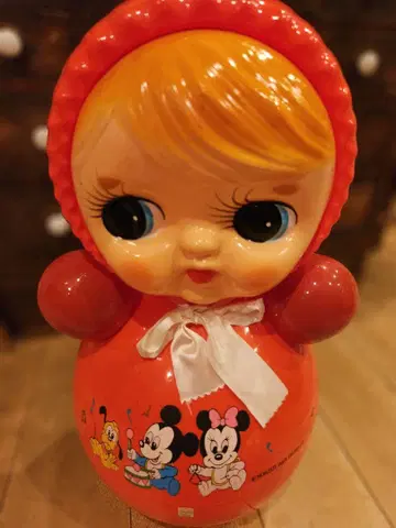 레어 기상 인형 디즈니 미키 쇼와 레트로