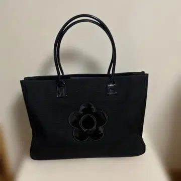 MARY QUANT 마리콴트 블랙 토트백 대