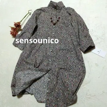 새상품 Lucuruca 루쿠루카 센소유니코 car 원피스 7부 소매 M
