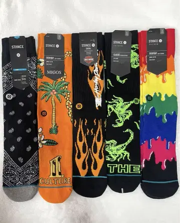 스탠스 삭스 STANCE 양말 L 사이즈 5켤레