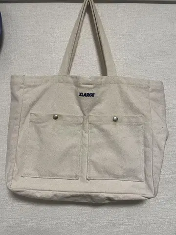 XLARGE 유틸리티 캔버스 토트 백