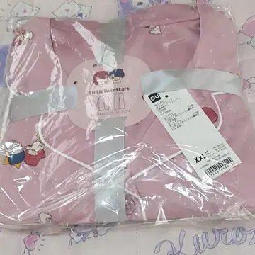 택 포함 새상품 gu 지유 GU 키키라라 새틴 파자마 세트