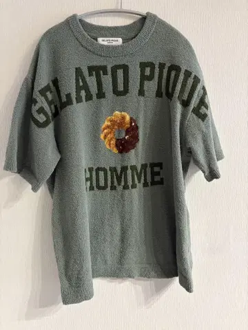 젤라토 피케 Homme 에어 모코 도넛 남성용 풀오버 그린