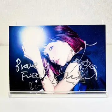 LiSA Brave Freak Out 친필 사인 포함 엽서