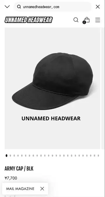 ARMY CAP / BLK 빅 사이즈