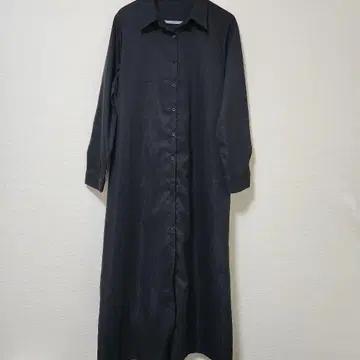 블랙 셔츠 원피스 L 사이즈