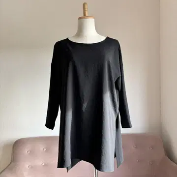 개럴개런트 저지 블라우스 T 블랙