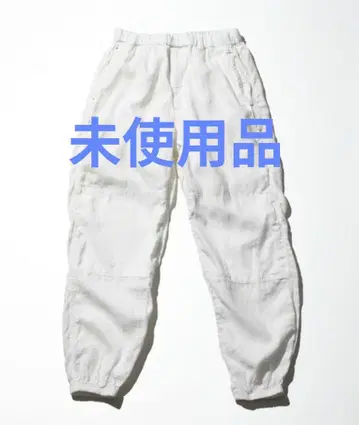 CAHLUMN 리넨 짐 팬츠 화이트 L
