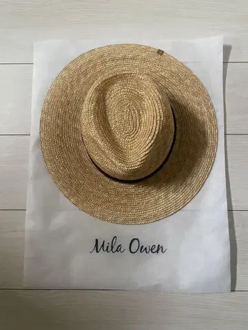 Mila Owen 밀짚모자 베이지