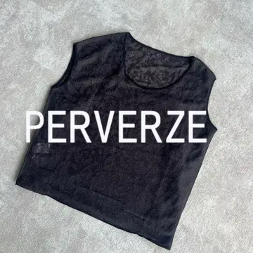 PERVERZE (퍼버즈) 레이스 더블 탱크탑