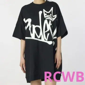 로데오 크라운 티셔츠 원피스 로고 BIG SIGN LOGO T 원피스