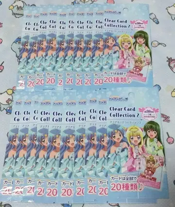 머메이드 멜로디 피치피치 피치 클리어 카드 컬렉션 2 미개봉 20팩