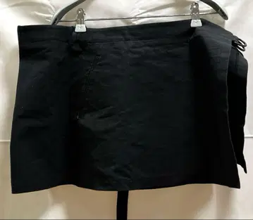 B'3 비스리 블랙 미니 스커트 커버 스커트 허리 벨트 포함