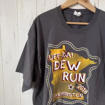 Dew Run 2018 티셔츠 XL 그레이