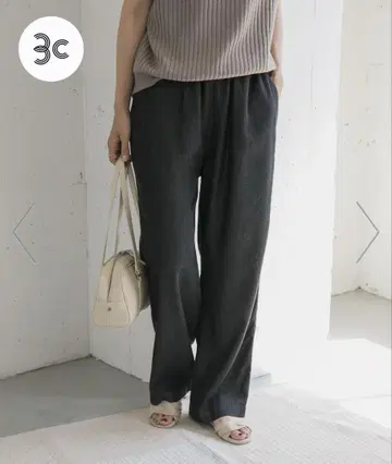 어반 리서치 도어스 리요셀 데님 이지 팬츠 블랙 M