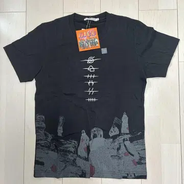 NARUTO 유니클로 티셔츠 블랙
