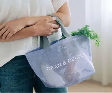 딘앤델루카 메쉬 토트백 라일락 S