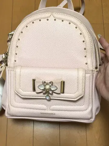 사만사 베가 비쥬 백팩 핑크 (소)