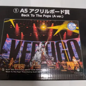 GLAY A5 아크릴 보드 상 Back To The Pops