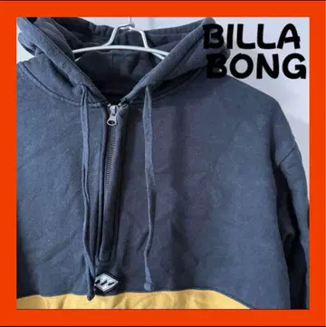 BILLA BONG 프론트 지퍼 후드티