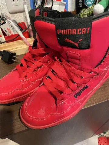 푸마 캣 2 하이컷 스니커즈 에나멜 사양 PUMA CAT 2