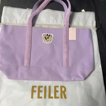 미사용 FEILER LOVERARY 라벤더 토트백