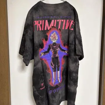Primitive x Dragonball Z 티셔츠 슈퍼 사이어인 로제