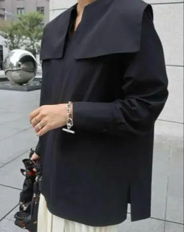 machatt 마챗 세일러 카라 셔츠 블라우스 스퀘어 칼라 블라우스