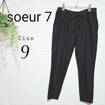 soeur 7 스트라이프 캐주얼 팬츠 사이즈 9