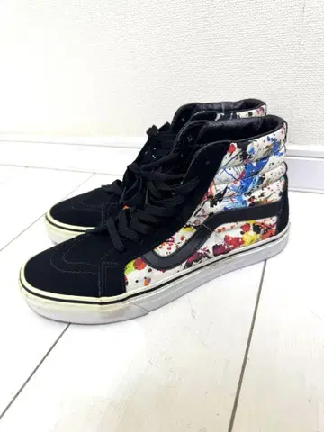 Vans 스플래터 페인트 하이컷 스니커즈 26.5cm