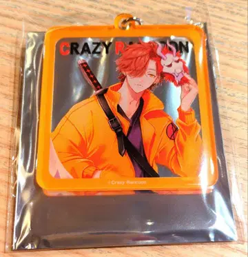 CRAZY RACCOON CR 스토어 프레임 키체인 아크링 키링 아리사카