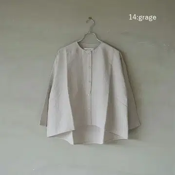2024년 evam eva 대나무 린넨 셔츠 M 그레이