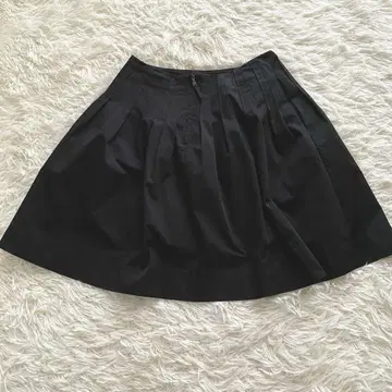 foxey New York 미니 스커트 플레어 블랙 개더 블랙