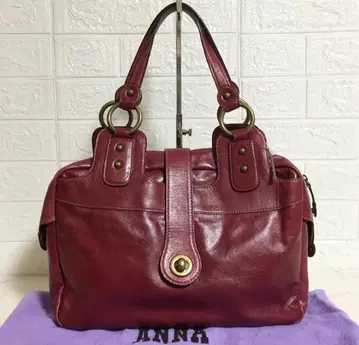 no35323 ANNA SUI 안나수이 천연 가죽 토트 백