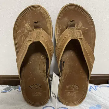 천연 가죽 비치 샌들 26cm 빌라봉 세련된 제누인 가죽
