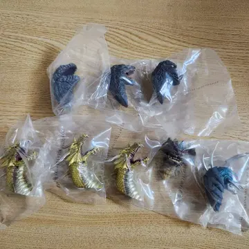 제일복권 고질라 대괴수 열전 G G상 몬스터 헤드 마그넷 전 6종 세트