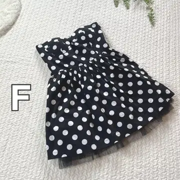 도트 뷔스티에 상의 의상 미니 원피스 코르셋 USA제 구제 의류 F