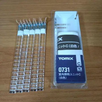 TOMIX 실내 조명 6개(좁은 폭 5개 + 넓은 폭 1개) 세트