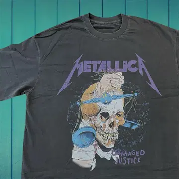Metallica Damaged Justice 티셔츠 메탈리카