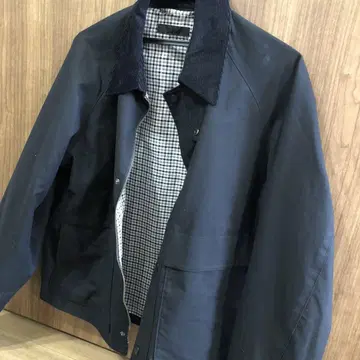 네이비 코듀로이 옷깃 점퍼 정가 7,000엔