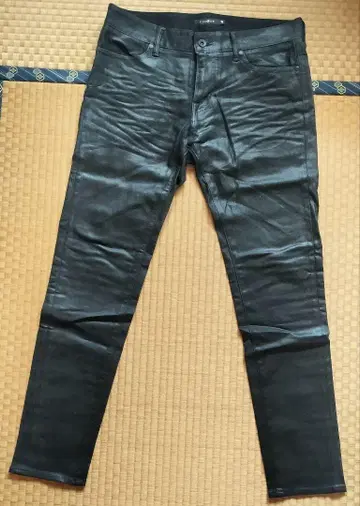 CIVARIZE 인조 가죽 스키니 팬츠 블랙 48